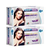Kit C2 Suplemento Capilar Suplevit Mulher C60 cápsulas EMS