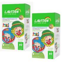 Kit C2 Suplemento Infantil Sabor Variado 60 Cpr Lavitan Kit C2 Suplemento Infantil Sabor Variado 60 Cpr Lavitan