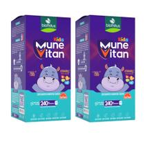 Kit C2 Suplemento MuneVitan Kids Vitamina C - Biofhitus Kit C2 Suplemento MuneVitan Kids Vitamina C - Biofhitus