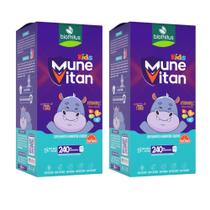 Kit C2 Suplemento MuneVitan Vitamina C - Biofhitus