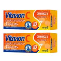 Kit C2 Suplemento Vitamina C Laranja Vitaxon C10 - Airela