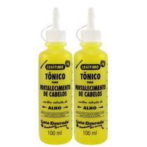 Kit C2 Tônico Capilar Fortalecimento Alho 100ml-Gota Dourada