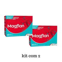Kit C2 Vitamina Magflan Dimalato Magnésio 60 Cps Biofhitus