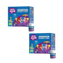 Kit C2 Vitatoon Luccas Neto Imunidade C30 Gomas - Maxinutri
