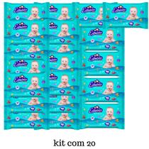 Kit C20 Estrelinhas Toalhas Umedecidas C50 Hygieline