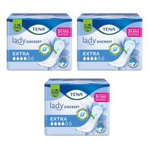 Kit C3 Absorvente Lady Discreet Extra C8 Seco Tena
