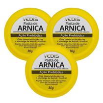 Kit C3 Ação Prebiótica Pasta de Arnica - Vedis Kit C3 Ação Prebiótica Pasta de Arnica - Vedis