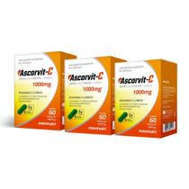 Kit C3 Ascorvit C Suplemento Imunidade Vitalidade Maxinutri