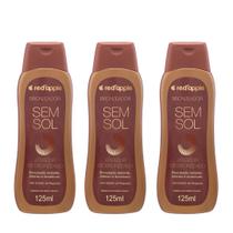 Kit C3 Bronzeador Sem Sol 125ml Red Apple