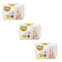 Kit C3 Fralda Descartável Infantil Tam G - Mili Love Care