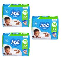 Kit C3 Fralda Infantil Jumbinho M C/22 - Mili Kit C3 Fralda Infantil Jumbinho M C/22 - Mili