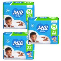 Kit C3 Fralda infantil Jumbinho M C/22 - Mili Kit C3 Fralda infantil Jumbinho M C/22 - Mili