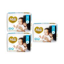 Kit C3 Fralda Love & Care Pacote Jumbo Tamanho M Mili