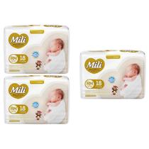 Kit C3 Fralda RN Love & Care Mili Recém Nascido - Mili Kit C3 Fralda RN Love & Care Mili Recém Nascido - Mili