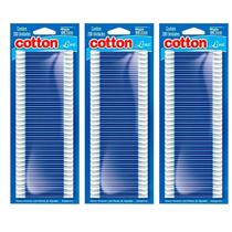 Kit C3 Hastes Flexíveis Pontas Algodão Cotton Line