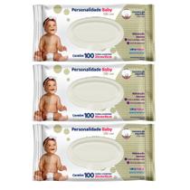 Kit C3 Lenço Umedecido Total Care C100 - Personalidade Baby Kit C3 Lenço Umedecido Total Care C100 - Personalidade Baby