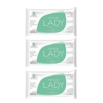 Kit C3 Lenço Umedecidos Íntimos Clean Lady Personalidade