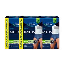 Kit C3 Roupa Íntima Fralda Descartável Men G/EG Tena