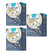 Kit C3 Suplemento Alimentar Cartliv Ultra MDK Equaliv
