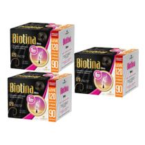 Kit C3 Suplemento Biotina Transforme Seu Visual - La San Day