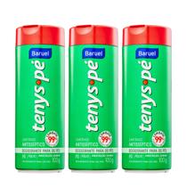 Kit C3 Talco Desodorante Pés Canforado 100g Tenys PéBaruel