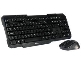 Kit C3 Tech Teclado E Mouse Usb Abnt2 Preto Sem Fio K-W10Bk