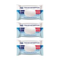 Kit C3 Toalhas Antissétipcas Tampa Flip Top Mãos - Mili Care Kit C3 Toalhas Antissétipcas Tampa Flip Top Mãos - Mili Care