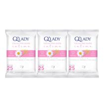 Kit C3 Toalhas Íntimas Limpeza Suave e Sem Perfume - Q Lady
