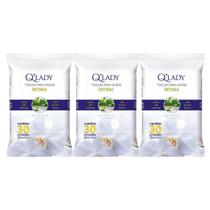Kit C3 Toalhas Íntimas Limpeza Suave e Sem Perfume - Q Lady