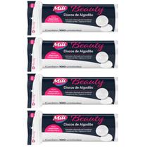 Kit C4 Algodão Disco Facial Mili Beauty C/100 Unidades Kit C4 Algodão Disco Facial Mili Beauty C/100 Unidades
