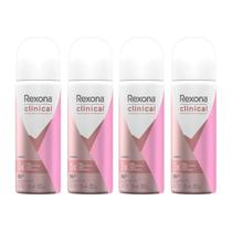 Kit C4 Desodorante Feminino Rexona Clinical Classic 55ml Kit C4 Desodorante Feminino Rexona Clinical Classic 55ml