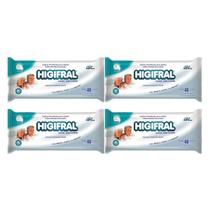 Kit C4 Higifral Toalhas Umedecidas Adulto C40 Eurofral