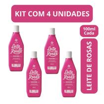 Kit c4 loçao corporal leite de rosas tradicional 100ml