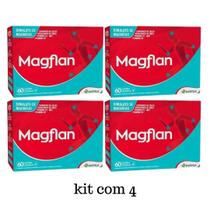 Kit C4 Vitamina Magflan Dimalato Magnésio 60 Caps Biofhitus