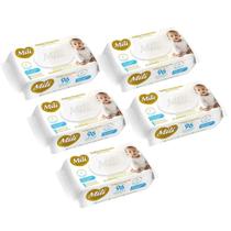Kit C5 Toalhas Umedecidas Love e Care Premium C96 Mili