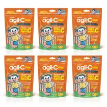 Kit C6 Agil C Kids Suplemento Gomas Sabor Laranja Pharlab