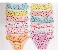 Kit C6 Calcinha Calsinha Infantil Estampada Com Algodão
