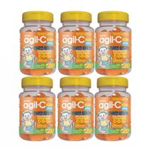 Kit C6 Suplemento Alimentar Agil C Plus C 40 gomas Pharlab Kit C6 Suplemento Alimentar Agil C Plus C 40 gomas Pharlab