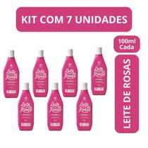 Kit c7 loçao corporal leite de rosas tradicional 100ml Kit c7 loçao corporal leite de rosas tradicional 100ml