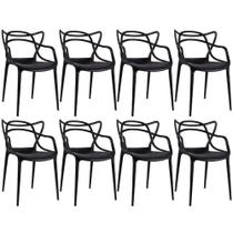 Kit C8 Cadeiras Umix-400 Preta