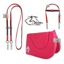 Kit Cabeçada Rédea Manta Baixeiro Freio