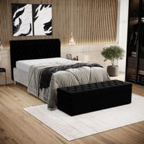 Kit Cabeceira Bellatrix 160 e Calçadeira Sagitarius Sued Aradecor