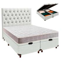 Kit Cabeceira + Cama Box Bau + Colchão Casal D33 D33 Inducol Kit Cabeceira + Cama Box Bau + Colchão Casal D33 D33 Inducol