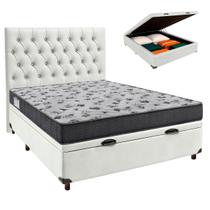 Kit Cabeceira + Cama Box Bau + Colchão Casal D33 Iso100 Ortobom Kit Cabeceira + Cama Box Bau + Colchão Casal D33 Iso100 Ortobom