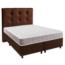 Kit Cabeceira + Cama Box + Colchão Casal D23 D23 Inducol