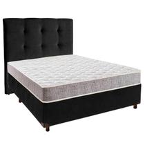 Kit Cabeceira + Cama Box + Colchão Casal D23 D23 Inducol