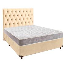Kit Cabeceira + Cama Box + Colchão Casal D23 D23 Inducol