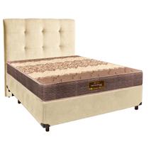 Kit Cabeceira + Cama Box + Colchão Casal D26 Ortophedic Sankonfort