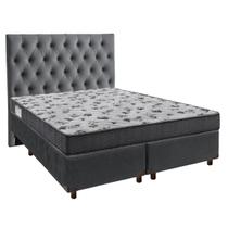 Kit Cabeceira + Cama Box + Colchão Casal D33 Iso100 Ortobom Kit Cabeceira + Cama Box + Colchão Casal D33 Iso100 Ortobom