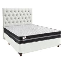 Kit Cabeceira + Cama Box + Colchão Casal Molas Ultralastic Bogota Inducol Kit Cabeceira + Cama Box + Colchão Casal Molas Ultralastic Bogota Inducol